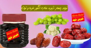قیمت فروش چهارشیره عناب توت انگور خرما